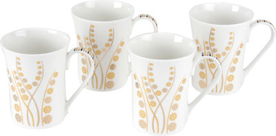 55% OFF on UPC 1266 Jaismin Milk Bone China Mug 200 ml, Pack of 4