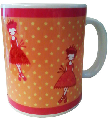 The Kids Decor Bellerina Design Porcelain Mug