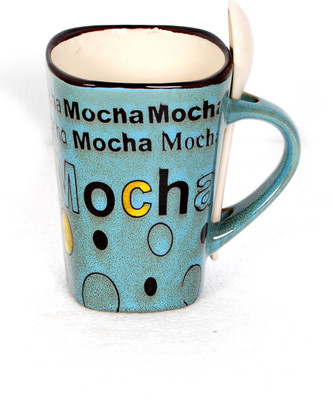 25% OFF on DRL Coffee - Mocha Blue Porcelain Mug 300 ml, Pack of 2 25% OFF on DRL Coffee - Mocha Blue Porcelain Mug 300 ml, Pack of 2