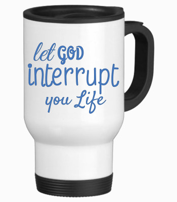 57% OFF on Tiedribbons Let God Interrupt Your Life Stainless Steel Mug 350 ml