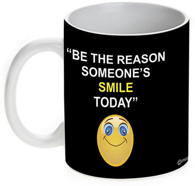 63% OFF on Mugwala Smile Today Ceramic Mug 350 ml 63% OFF on Mugwala Smile Today Ceramic Mug 350 ml