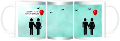 50% OFF on Refeel Gifts Celebrating Togetherness Ceramic Mug 325 ml