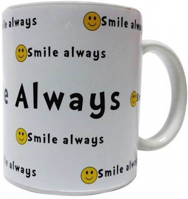 10% OFF on Everyday Gifts Daily Quote Gift - Smile Always Ceramic Mug 400 ml