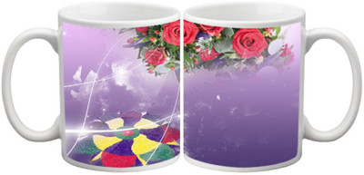 62% OFF on Shopkeeda Diwali SMG033457 Ceramic Mug 350 ml