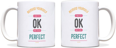 54% OFF on ShopMantra Remind Yourself Black Ceramic Mug 300 ml