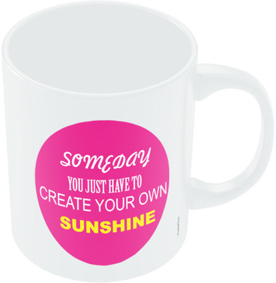 18% OFF on PosterGuy Create Sunshine Motivational Ceramic Mug 300 ml 18% OFF on PosterGuy Create Sunshine Motivational Ceramic Mug 300 ml