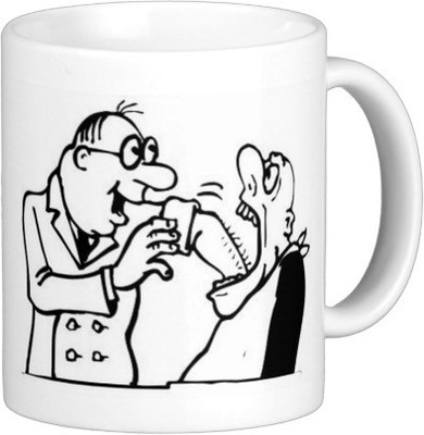 25% OFF on Exoctic Silver Doctor Speaks A004 Ceramic Mug 350 ml