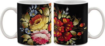 15% OFF on Artifa Flowers Porcelain, Ceramic Mug 350 ml 15% OFF on Artifa Flowers Porcelain, Ceramic Mug 350 ml