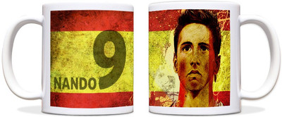 60% OFF on ShopMantra Jos? Torres Portugal Football Black Ceramic Mug 300 ml