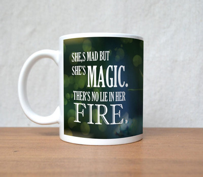 60% OFF on StyBuzz Butterfly Magic Fire Porcelain Mug 300 ml