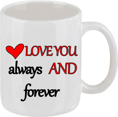 16% OFF on Ellicon 66 Lv U Always Nd Forever Ceramic Mug
