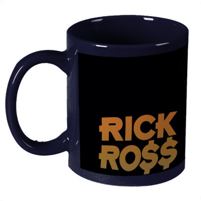 68% OFF on Amy Rick Ross Dark Blue Ceramic Mug 330 ml