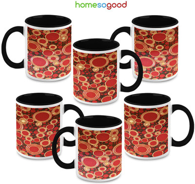41% OFF on HomeSoGood Random Round Figures Ceramic Mug 325 ml, Pack of 6 41% OFF on HomeSoGood Random Round Figures Ceramic Mug 325 ml, Pack of 6