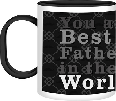 41% OFF on Refeel Gifts You Are The Best Father In The World Unbreakable Plastic Mug 325 ml
