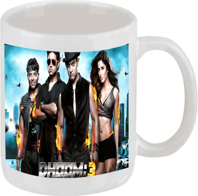 28% OFF on Ellicon 6 Dhoom 3 Ceramic Mug 325 ml