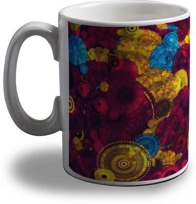 15% OFF on Artifa Abstract Design AMG0206 Porcelain, Ceramic Mug 350 ml