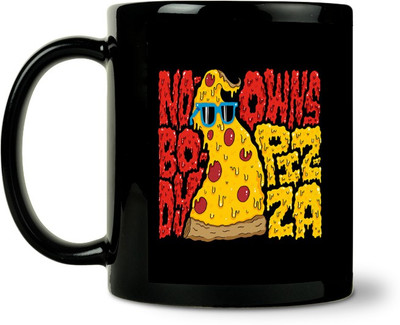 36% OFF on ShopMantra No Boys Owns Pizza Ceramic Mug 300 ml
