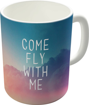 80% OFF on The Fappy Store Come Fly With Me Ceramic Mug 300 ml