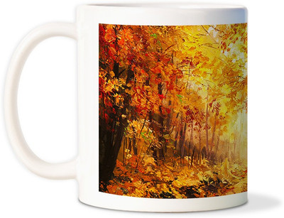 87% OFF on AMY Autumn Beauty Ceramic Mug 87% OFF on AMY Autumn Beauty Ceramic Mug