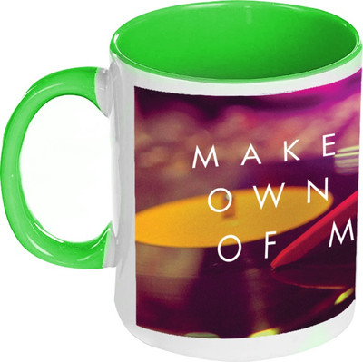 58% OFF on AMY Make Your Own Kind Of Music Inside Green Coffee Ceramic Mug 325 ml 58% OFF on AMY Make Your Own Kind Of Music Inside Green Coffee Ceramic Mug 325 ml