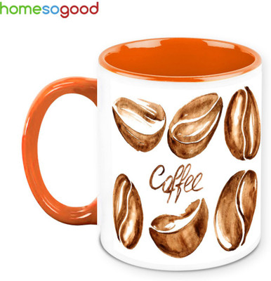 33% OFF on HomeSoGood Attractive Coffee Beans Ceramic Mug 325 ml 33% OFF on HomeSoGood Attractive Coffee Beans Ceramic Mug 325 ml