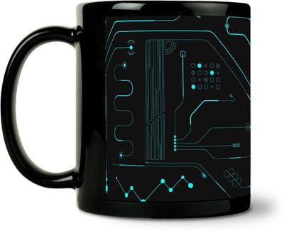 36% OFF on ShopMantra Circuit Patterns Design Ceramic Mug 300 ml 36% OFF on ShopMantra Circuit Patterns Design Ceramic Mug 300 ml