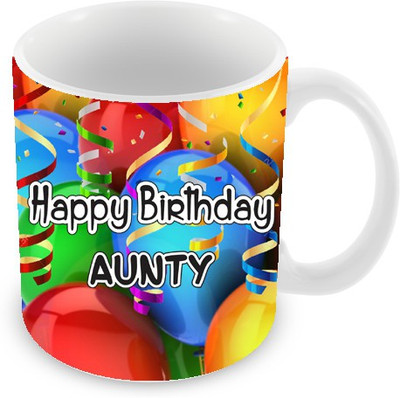 10% OFF on Everyday Gifts Happy Birthday Aunty Ceramic Mug 325 ml 10% OFF on Everyday Gifts Happy Birthday Aunty Ceramic Mug 325 ml