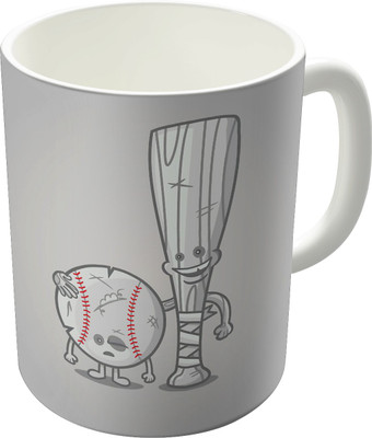 80% OFF on The Fappy Store Bat-Tered Ceramic Mug 300 ml