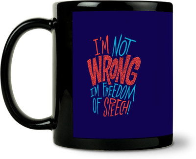 36% OFF on ShopMantra Freedom Of Speech Ceramic Mug 300 ml 36% OFF on ShopMantra Freedom Of Speech Ceramic Mug 300 ml