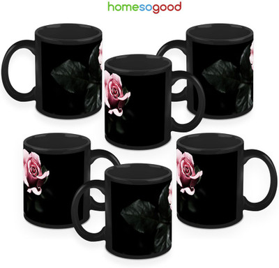 41% OFF on HomeSoGood A Beautiful Rose Coffee Ceramic Mug 325 ml, Pack of 6 41% OFF on HomeSoGood A Beautiful Rose Coffee Ceramic Mug 325 ml, Pack of 6