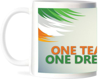 50% OFF on Refeel Gifts One Team One Dream Ceramic Mug 325 ml