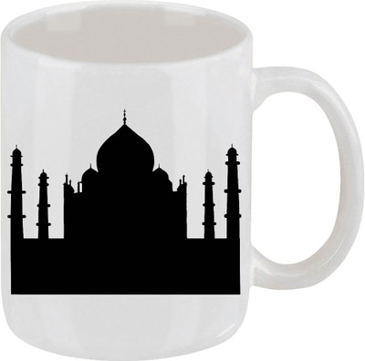 28% OFF on Ellicon D22 Taj Mahal Palace India Ceramic Mug 325 ml