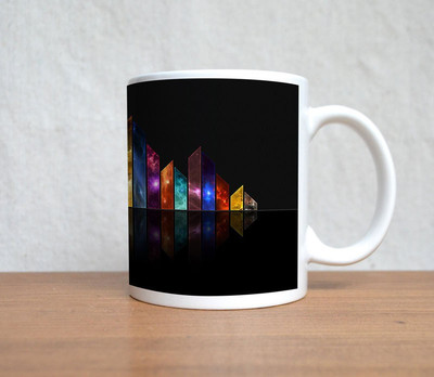 50% OFF on StyBuzz Amazing Abstact Coloufull Porcelain Mug 300 ml