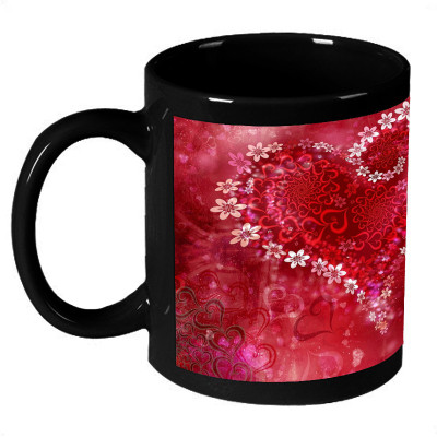 61% OFF on AMY Flower Pink Heart Love Ceramic Mug 325 ml 61% OFF on AMY Flower Pink Heart Love Ceramic Mug 325 ml