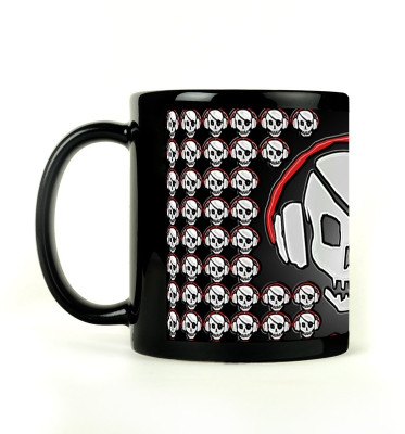68% OFF on Shoprock Music Beats Skull Ceramic Mug
