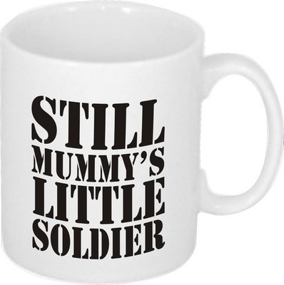 40% OFF on Teeskart Still Mummys Little Soldier Porcelain Mug 300 ml