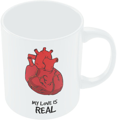 22% OFF on PosterGuy My Love is Real Valentine's Day Coffee Ceramic Mug 280 ml 22% OFF on PosterGuy My Love is Real Valentine's Day Coffee Ceramic Mug 280 ml