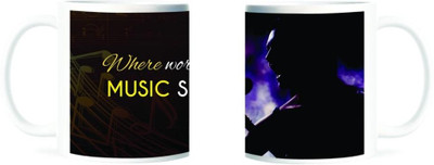 50% OFF on Refeel Gifts Where Words Fail Music Speaks Ceramic Mug 325 ml 50% OFF on Refeel Gifts Where Words Fail Music Speaks Ceramic Mug 325 ml