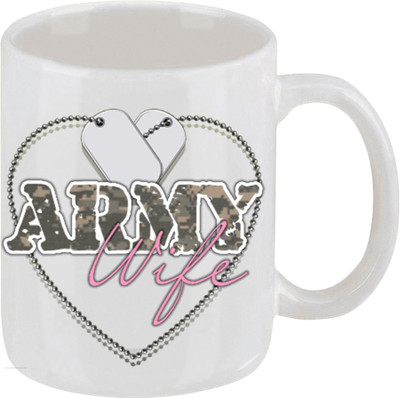 16% OFF on Ellicon 10 Proud Army Wife Ceramic Mug