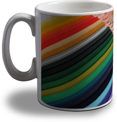Artifa Colorful Pencils Porcelain, Ceramic Mug 350 ml Artifa Colorful Pencils Porcelain, Ceramic Mug 350 ml