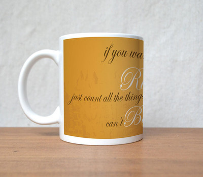 60% OFF on StyBuzz If You Want To Feel Rich Porcelain Mug 300 ml 60% OFF on StyBuzz If You Want To Feel Rich Porcelain Mug 300 ml