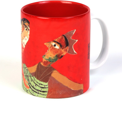 2% OFF on Indian Colours Puppets Ceramic Mug 325 ml