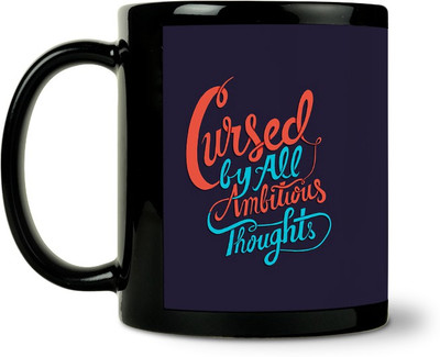 36% OFF on ShopMantra Cursed Thoughts Ceramic Mug 300 ml