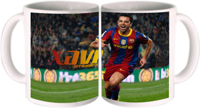 62% OFF on Shopkeeda FIFA 2014 Xavi Hernandez Ceramic Mug 350 ml