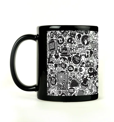 56% OFF on Shoprock Cartoon Merge Art Ceramic Mug 450 ml