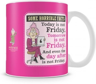 35% OFF on Aunty Acid Some Horrible Facts Ceramic Mug 325 ml 35% OFF on Aunty Acid Some Horrible Facts Ceramic Mug 325 ml