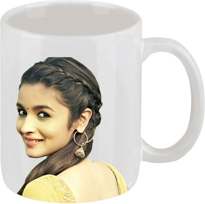 28% OFF on Ellicon C122 Alia Bhatt Coffee Ceramic Mug 325 ml