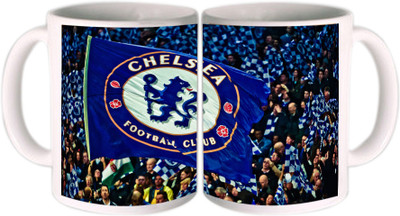 25% OFF on Shopkeeda FIFA 2014 Chelsa Flag Ceramic Mug 350 ml