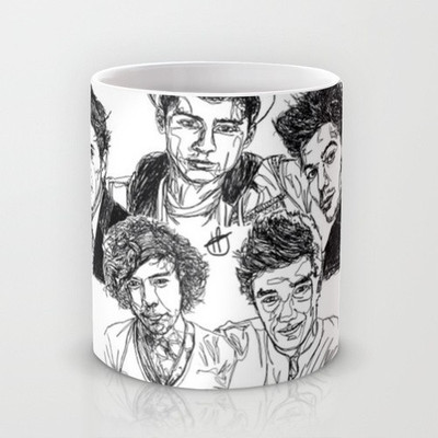 58% OFF on Astrode One Direction Sketch Ceramic Mug 325 ml 58% OFF on Astrode One Direction Sketch Ceramic Mug 325 ml