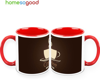 37% OFF on HomeSoGood Drink & Think Coffee QTY 2 Ceramic Mug 325 ml, Pack of 2 37% OFF on HomeSoGood Drink & Think Coffee QTY 2 Ceramic Mug 325 ml, Pack of 2